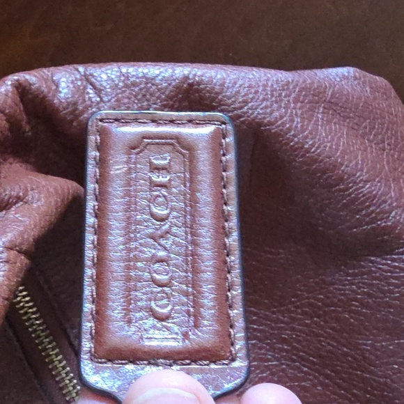 Coach Madison Haley Brown Leather Hobo Bag - Picture 3 of 9